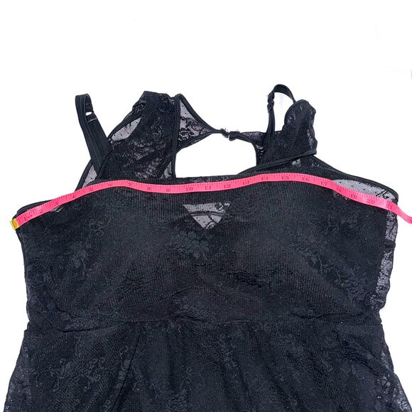 Torrid Black Lace Push-Up One Piece Swimsuit Size 3X - Picture 14 of 16